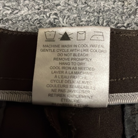 Haggar Petite Brown Dress Pants - Picture 6 of 8